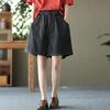 Verano 2025 Nuevos Shorts de Mezclilla Lavada de Cintura Alta para Mujer Delgados Estilo Japonés y Coreano Talla Grande Sueltos de Cintura Alta Pierna Ancha