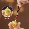 Pingente de Chaveiro de Latão para Atrair Riqueza e Fortuna, Acessório de Mão, Pingente de Joia, Decoração para Barracas de Rua
