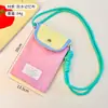 Bolso cruzado de un solo hombro, Bolso dulce y fresco para teléfono móvil, Mochila de viaje para la playa, Bolsa de almacenamiento portátil de malla, Estilo popular transfronterizo