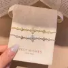 Pulsera de Estrella Súper Brillante con Diamantes Completos, Diseño de Estrella Fugaz, Lujo Ligero, Versátil, Nicho, Sensación de Alta Gama, Joyería con Exquisito Sentido del Diseño