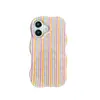 Funda para iPhone 18 Pro Max de Comercio Exterior de Venta Caliente, Color Bloqueado Rayado, Cubierta de Doble Capa a Prueba de Golpes para Apple 14