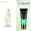 Pegamento para extensión de arte de uñas de cristal de 15ML, sin papel, modelo de extensión de dedo de uña, pegamento de color, 24 colores en stock, suministro de pegamento para esmalte de uñas