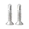 Tornillo Autorroscante de Cabeza Plana Phillips Avellanada de Acero Inoxidable 410 para Techo de Color Autoperforante 5.5M4.2M4.8
