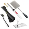 Pistola de Soldadura para Reparación de Parachoques de Coche, Clavo de Soldadura, Máquina de Soldadura de Plástico, Herramienta de Alisado, Reparación de Plástico, Espátula para Reparación de Grietas
