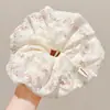 Gravata de Cabelo Elegante e Suave Estilo Coreano 2025 para Mulheres, Nova Faixa de Cabelo de Renda para Penteados de Coque, Acessório de Cabelo