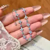 Pulsera de Flor de Trébol de la Suerte con Circonita 2026 Nueva Popular Pulsera Retro Francesa Joyería de Lujo Ligero Joyería de Gama Alta Venta al por Mayor