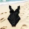 Traje de baño de una pieza Estilo Francés Puro Deseo para Mujeres con Poco Busto, Efecto Push-Up, Disimula el Vientre, Adelgazante, Espalda Descubierta, Adecuado para Vacaciones en Aguas Termales
