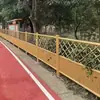 Barandilla Imitación Bambú Acero Inoxidable Valla de Bambú Valla Patio Exterior Parque Valla para Verduras