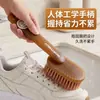 ¡Guau! Cepillo Engrosado para Limpiar Zapatos con Cerdas de Iones de Plata Antibacterianas, Resistente a la Caída, con Cerdas Anguladas para Frotar y Eliminar Manchas, Incluye un Agujero para Colgar para Enjuagar Fácilmente
