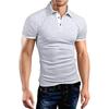 Camiseta masculina de manga curta transfronteiriça 2023, camiseta masculina de verão, camisa polo com lapela, camisa masculina, roupas masculinas de comércio exterior