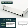 Iluminação Linear de LED para Escritório Perfil em U de Liga de Alumínio Tira de Luz Quadrada com Grade Emissora em Três Lados com Canaleta para Tira de Luz