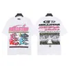 Moda Americana Transfronteriza Hellstar Serie Hellstar Camisetas Casuales de Algodón Impresas para Hombres y Mujeres Verano Sueltas de Manga Corta