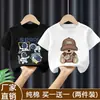 Algodón Puro Fina Manga Corta Niños Niños Verano Estilo Juvenil y Niños Mayores 2026 Nuevo Estilo Moda Niños Verano Camisa de Media Manga