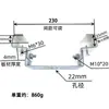 Colgador para viga en I, Soporte para candelabro, Colgador para estructura de acero, Abrazadera ajustable para viga de acero, Abrazadera para colgar viga H, Abrazadera fija para viga