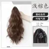 Cola de caballo falsa Cascada Cola de caballo alta Cabello sintético para mujer Clip en Rizo de nube Cola de caballo de fuente esponjosa Peluca