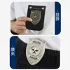 Accesorios de Disfraz de Policía para Niños, Juguete de Cuero para Vestir, Insignia de Policía, Pinza Metálica para Cinturón, Insignias de Policía, Accesorios