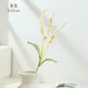 Buquê de Flores Únicas de Crochê Acabado para Decoração de Casa, Flores Artificiais Tricotadas, Flores de Lã Atacado, Materiais DIY Feitos à Mão