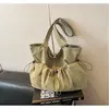 Bolso de Lona de Gran Capacidad para Mujer 2026 Nueva Moda Casual Bolso de Hombro y Mano Bolsa Tote para Estudiantes Clase Viaje