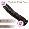 Súper Largo de 30 cm con Ventosa, Realista para Masturbación Vaginal y Anal Masculina y Femenina, Juguete Sexual para Adultos