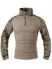 2026 Camuflaje Amazónico para Hombre Ropa Deportiva Transpirable Resistente al Desgaste Militar para Exteriores Parte Superior Uniforme de Combate en Stock para Exportación