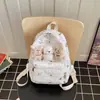 Mochila de Perro de Dibujos Animados Linda Bolso de Doble Hombro para Niñas Mochila de Viaje al Aire Libre Bolso de Doble Hombro Fresco y Dulce Mochila de Estudiante