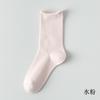 95% Algodón Pilas Enrollables Primavera y Verano Malla de Algodón Puro Calcetines de Mujer de Media Caña con Encaje Color Sólido Finos Calcetines de Algodón Boneless Zhuji