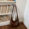 Bolso de hombro grande de capacidad para mujer, casual y simple, para el trabajo, nuevo 2026, moda vintage nicho, bolsa de mano para el trabajo