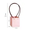 Dia das Mães Bolsa de Couro Impermeável para Arranjo de Flores Embalagem para Buquê Caixa de Presente Bolsa Tote Embalagem para Flores Musiss/Muxi Várias Cores