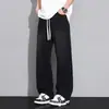 Jeans de trabajo americanos de alta resistencia marca NASA para hombre, jeans casuales de mezclilla holgados rectos con lavado vintage de moda