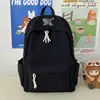 Mochila para Estudiante de Secundaria Gran Capacidad Simple Versátil Doble Correa de Hombro Mochila Unisex para Estudiante Universitario Ligera Bolsa para Computadora