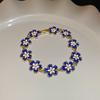 Pulsera Geométrica Ultra Brillante de Circonita Transfronteriza, Pulsera de Lujo Ligero y de Alta Gama para Mujer, Joyería de Mano Versátil Fresca y de Moda para Verano para Mujer