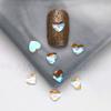 Wengenie mesmo estilo Aurora Gelo transparente plano diamante de forma especial joias de unha diamante Rede vermelha popular ponta do dedo Diamante misto atacado