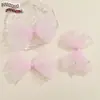 Lazo de Malla con Remaches y Perlas para Niños Accesorios Japoneses y Coreanos para el Cabello Accesorios para Peinado Accesorios de Ropa y Bolsos DIY Venta al por Mayor