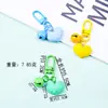 Nuevo Estilo Cortado Cara Amor Llavero Colgante Color Caramelo Campana Accesorios DIY Bolso de Pareja Auriculares Colgante Accesorios