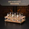 Juego de Vasos para Licor de Cristal 0.05kg para Uso Doméstico, Vaso de Vidrio 0.1kg, Cristalería Personalizada Estilo Chino para Degustación, Vaso Pequeño 60ml