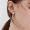 Pendientes retro de perlas francesas diseño femenino pendientes temperamento socialité 2025 nueva tendencia pendientes explosión venta al por mayor