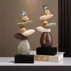 Enfeites de Vento Corrente Silenciosa Entrada da Sala de Estar Gabinete de TV Escritório Estudo Senso Avançado Decorações de Nicho