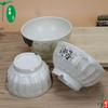 Tienda de desayunos tazón de avena belleza de porcelana plato de fábrica al por mayor tazón de sopa de arroz y wonton restaurante vajilla gruesa creativa
