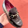 Mocassins femininos de alta qualidade com ferragem de cavalo, totalmente em couro bovino por dentro e por fora, borda aberta em pérola, bico redondo, sapatos femininos de calçar, primavera e outono, sola grossa