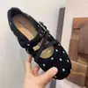 Zapatos Mary Jane cómodos de suela blanda, nueva colección otoño/invierno 2026, estilo slip-on, forro de felpa, mocasines