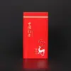 Latas de té de 125g al por mayor caja pequeña de hojalata metálica para té Envases para té negro té verde té blanco latas de hierro vacías
