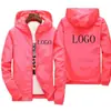 Jaqueta Masculina Plus Size Transfronteiriça Primavera e Outono ao Ar Livre Casual com Capuz Corta-vento Estilo Coreano Casaco Fino com Capuz