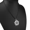Estrella de cinco puntas Sol poder maligno Sobrenatural Sobrenatural cuerda de cuero collar película ebay collar simple