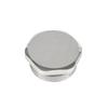 Tapa de tapón impermeable de latón niquelado, acero inoxidable a prueba de explosiones 304, cabeza de tapón hexagonal exterior, tapón de una palabra M20 PG9