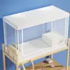 Mosquiteiro para Dormitório Estudantil, Cobertura Completa, Adequado para Beliches Superiores e Inferiores, para Uso em Dormitório, Beliche de 0,9m, Cama de Solteiro de 0,8m