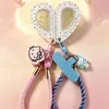 Regalo para el Día de San Valentín chino: Llavero con forma de corazón de Pastor de Vacas y Chica Tejedora, Colgante para cadena de teléfono "Te amo para toda la vida" para novia