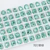 Diamante de Uña para Arte de Uñas Huevo de Grasa de Cristal Dongzhou 8*10mm Cristal K9 de Alta Calidad Huevo Delgado Oval Pequeño Fondo Puntiagudo Joyería de Diamante para Arte de Uñas