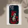 Para iPhone15 Noiva Fantasma Caveira 14 Capa de Celular para Comércio Exterior