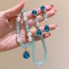 Nuevo Collar para Niños Princesa Congelada Aisha Dibujos Animados Niña Linda Joyería para Disfrazar Pendientes de Diamante traje