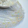 [Pedido mínimo de 10] cuentas de cristal de punta cuentas de diamante 23468mm color AB tocado DIY accesorios para el cabello zapatos material con cuentas